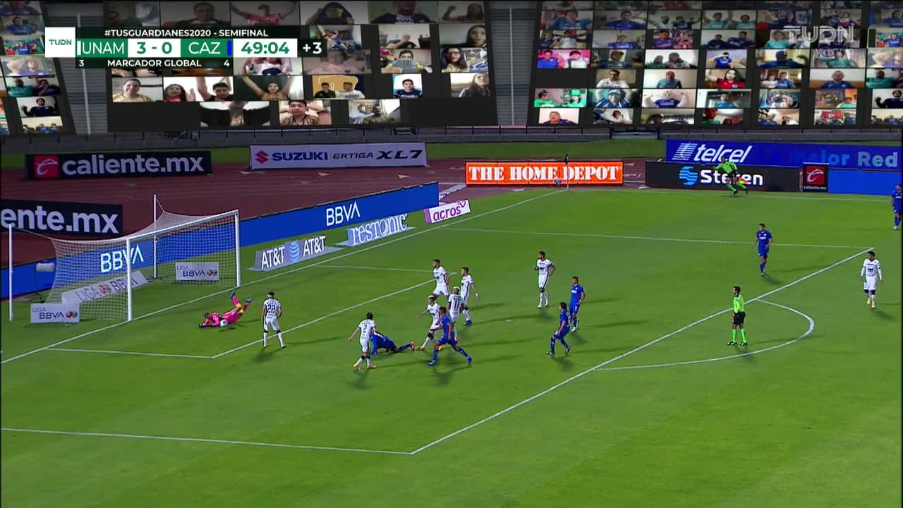 ¡TIRO ATAJADO! disparo por Jonathan Javier Rodríguez Portillo.