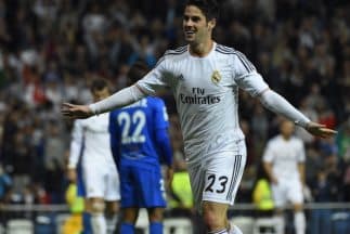 Isco anotó y jugó un buen partido ante Almería.