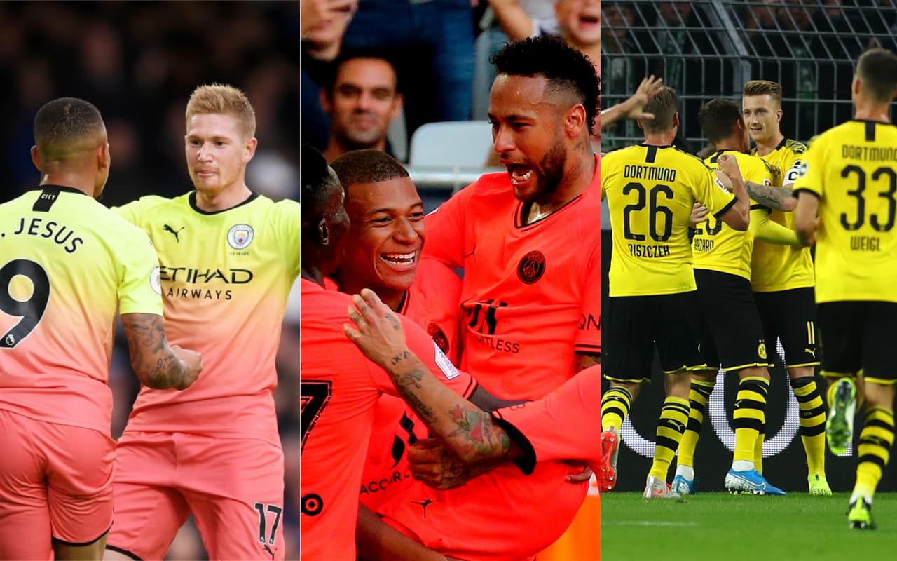 El Borussia empató 2-2 con el Werder Bremen, El Paris olvió a ser salvado por Neymar en el 0-1 sobre el Bordeoux y El Manchester City caminó en su victoria 1-3 sobre el Everton.