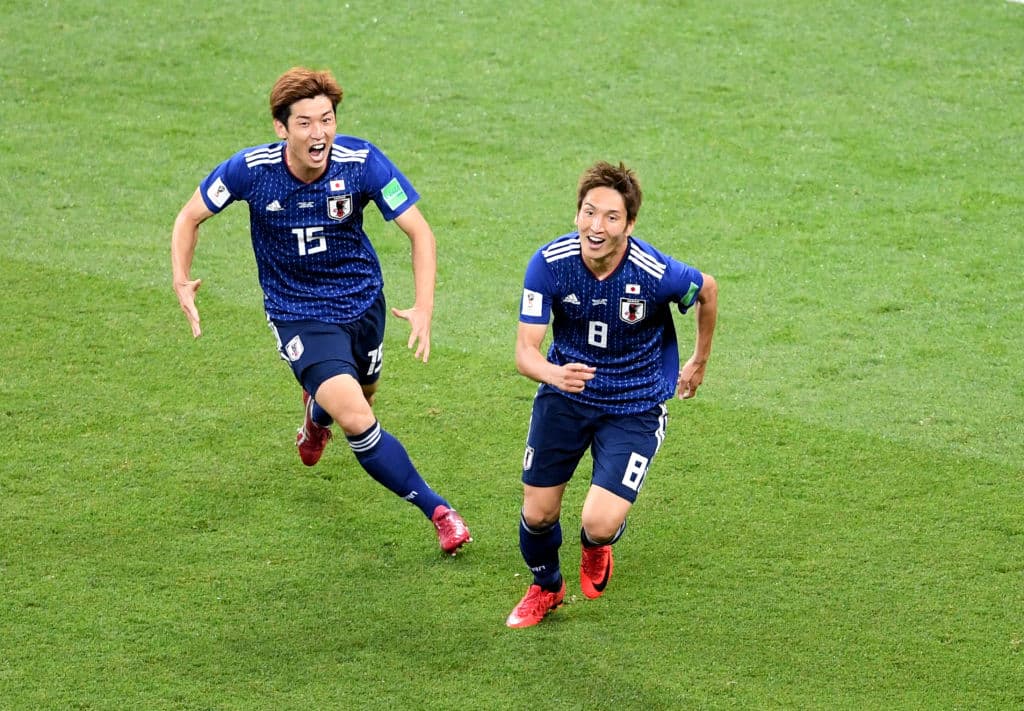 Contra todos los pronósticos Japón se adelantaba 1-0 en el marcador y el festejo no era para menos, sobre todo considerando que la primera mitad Bélgica fue superior.