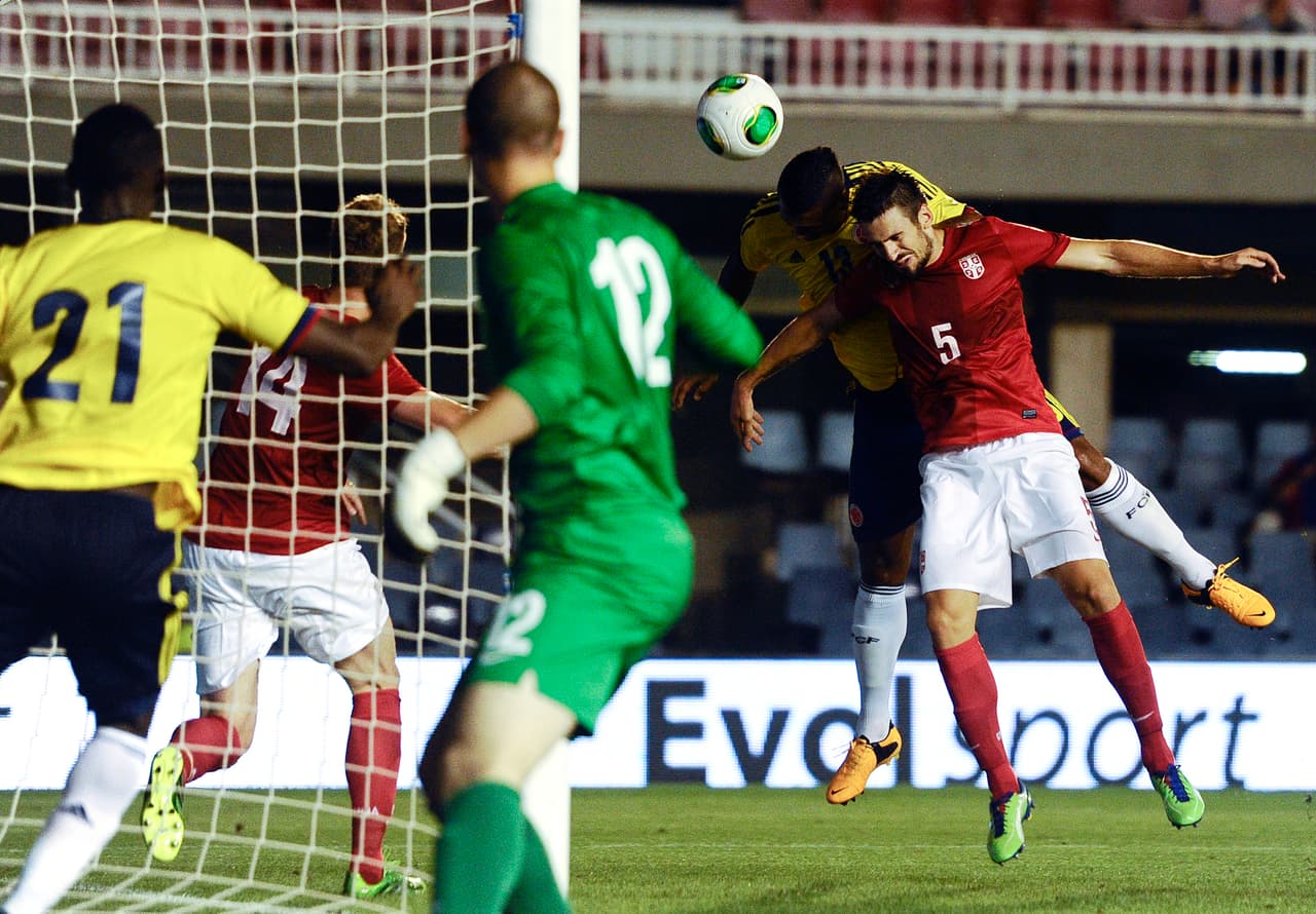 <b>1. Colombia 1-0 Serbia (2013) - </b>En el mes de agosto el equipo de José Pekerman enfrentó en el Mini Estadi de Barcelona a la selección serbia como preparación para la recta final de las Eliminatorias a Brasil 2014.