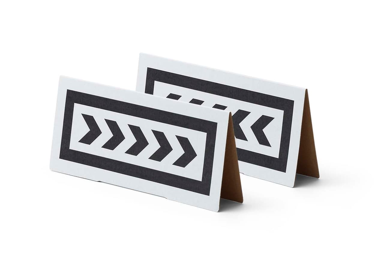 Las bardas para guiarlos.