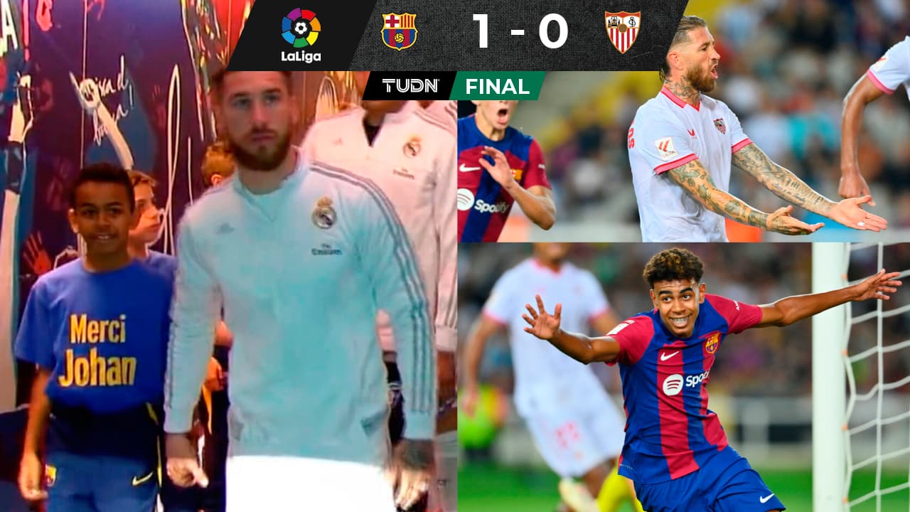 Barcelona gana con autogol de Ramos que tuvo reencuentro especial con Yamal