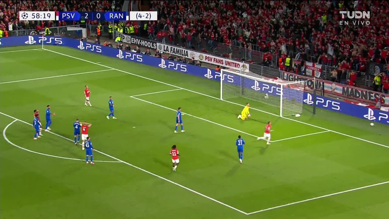 ¡TIRO ATAJADO! disparo por Ismael Saibari.