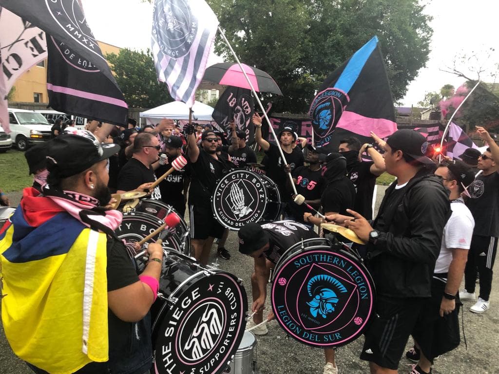 La afición del Inter Miami se hizo presente previo al Juego de las Estrellas.