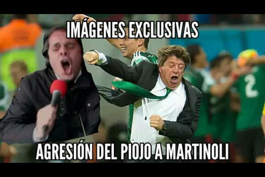 Memes agresión del 'Piojo' a periodista