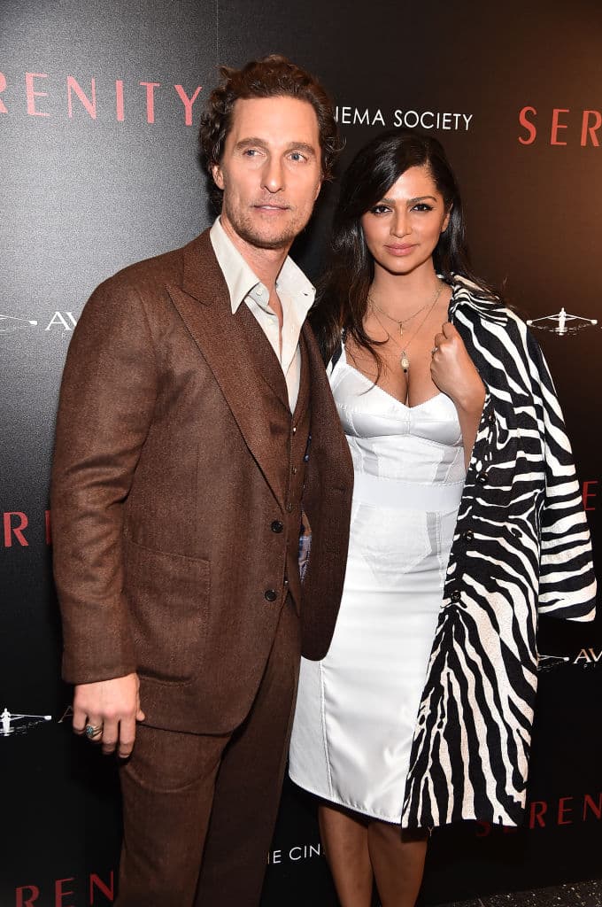 Matthew McConaughey y Camila Alves, 15 años.