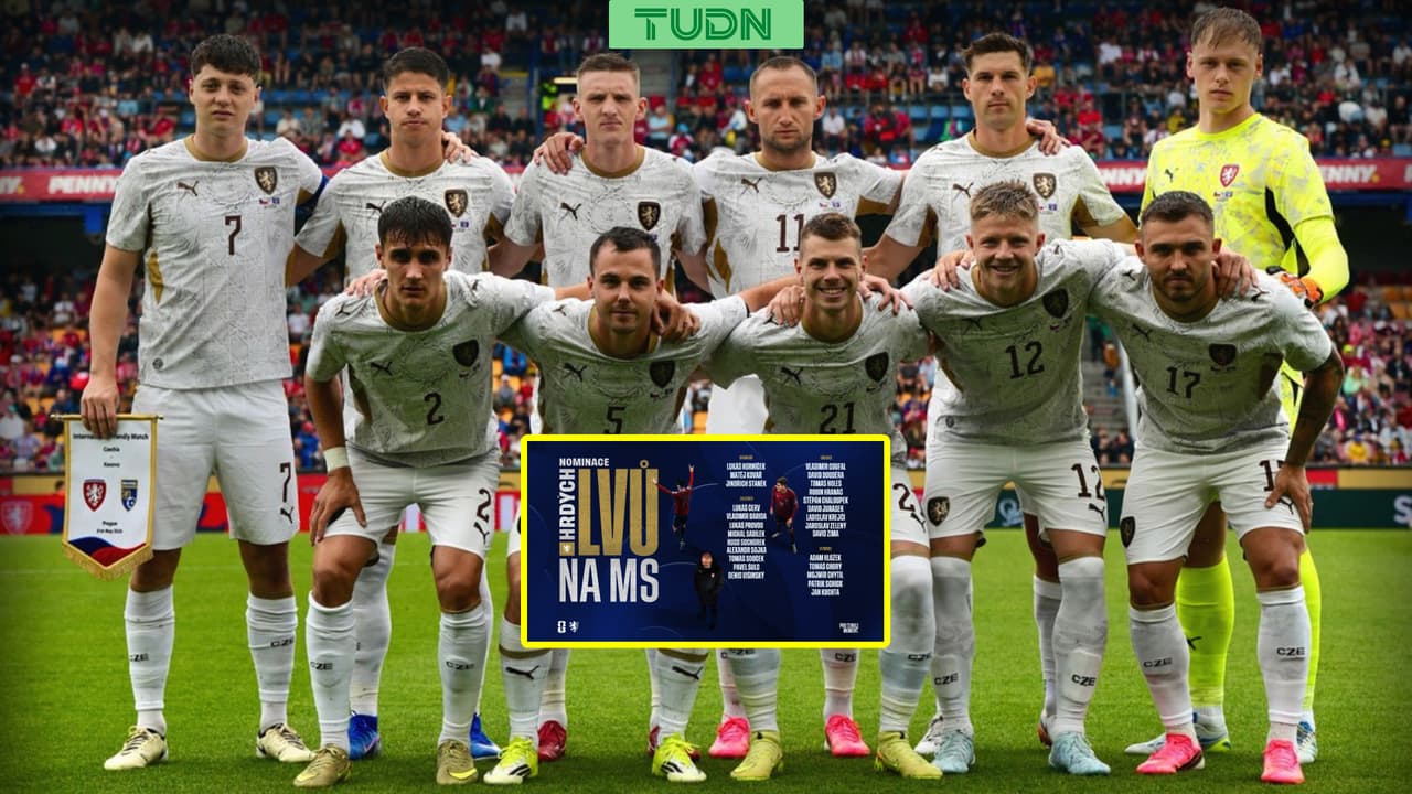 Mundial 2026: Convocatoria de Chequia con lista de 26 jugadores elegidos