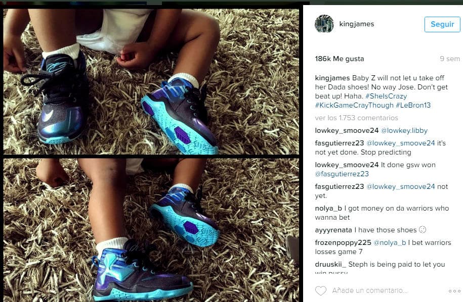 LeBron James, un rey en las duelas y como padre.