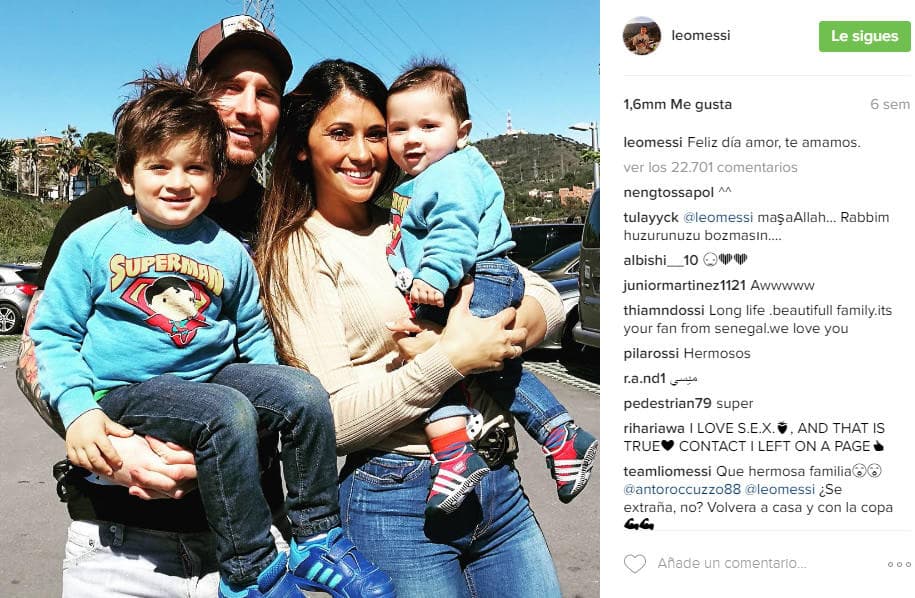 Lionel Messi, un amoroso padre de familia junto a sus pequeños y su pareja Antonella.