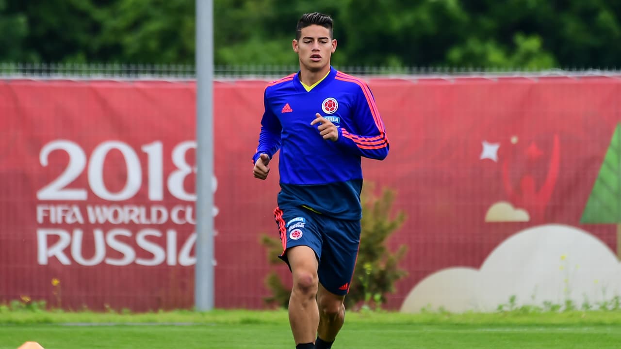 Con James Rodríguez desde el inicio, este sería el equipo titular de Colombia ante Polonia