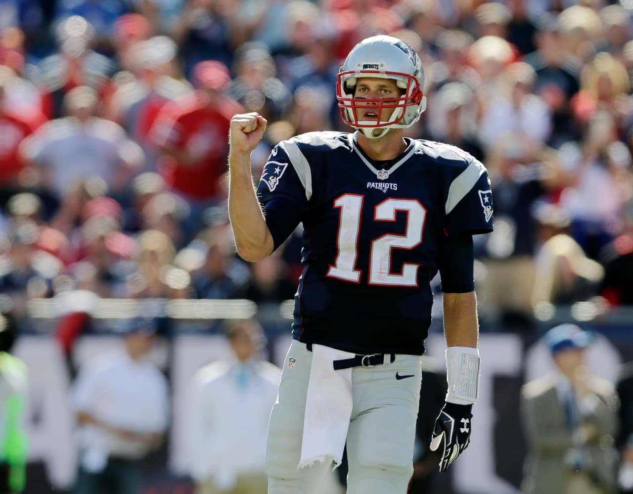 El juego marcó la vez #31 en la que los Patriots han anotado al menos 40 puntos con Brady como titular, el mayor número de aperturas de este calibre de un pasador en la historia de la NFL. (Foto: AP-NFL).