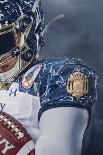 Esta es la espectacular indumentaria que vestirá a los protagonistas del juego Army vs Navy de la NCAA el 12 de diciembre.