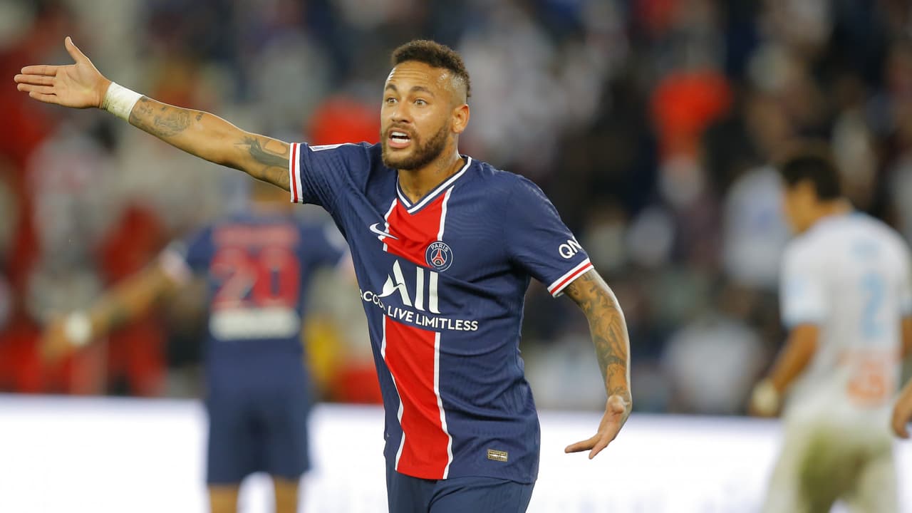 Neymar se recupera de su lesión y es elegible con el PSG