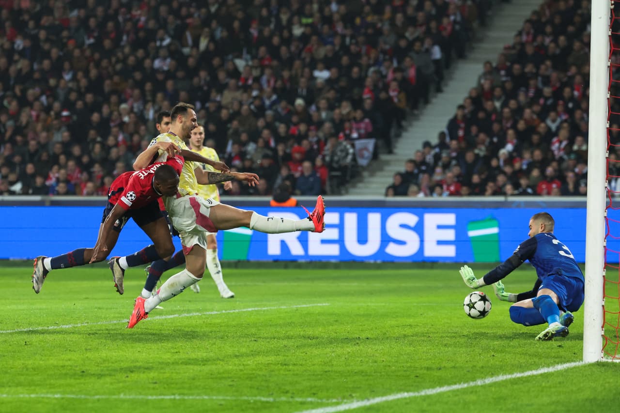 Juventus rescata un punto desde los 11 pasos ante Lille 