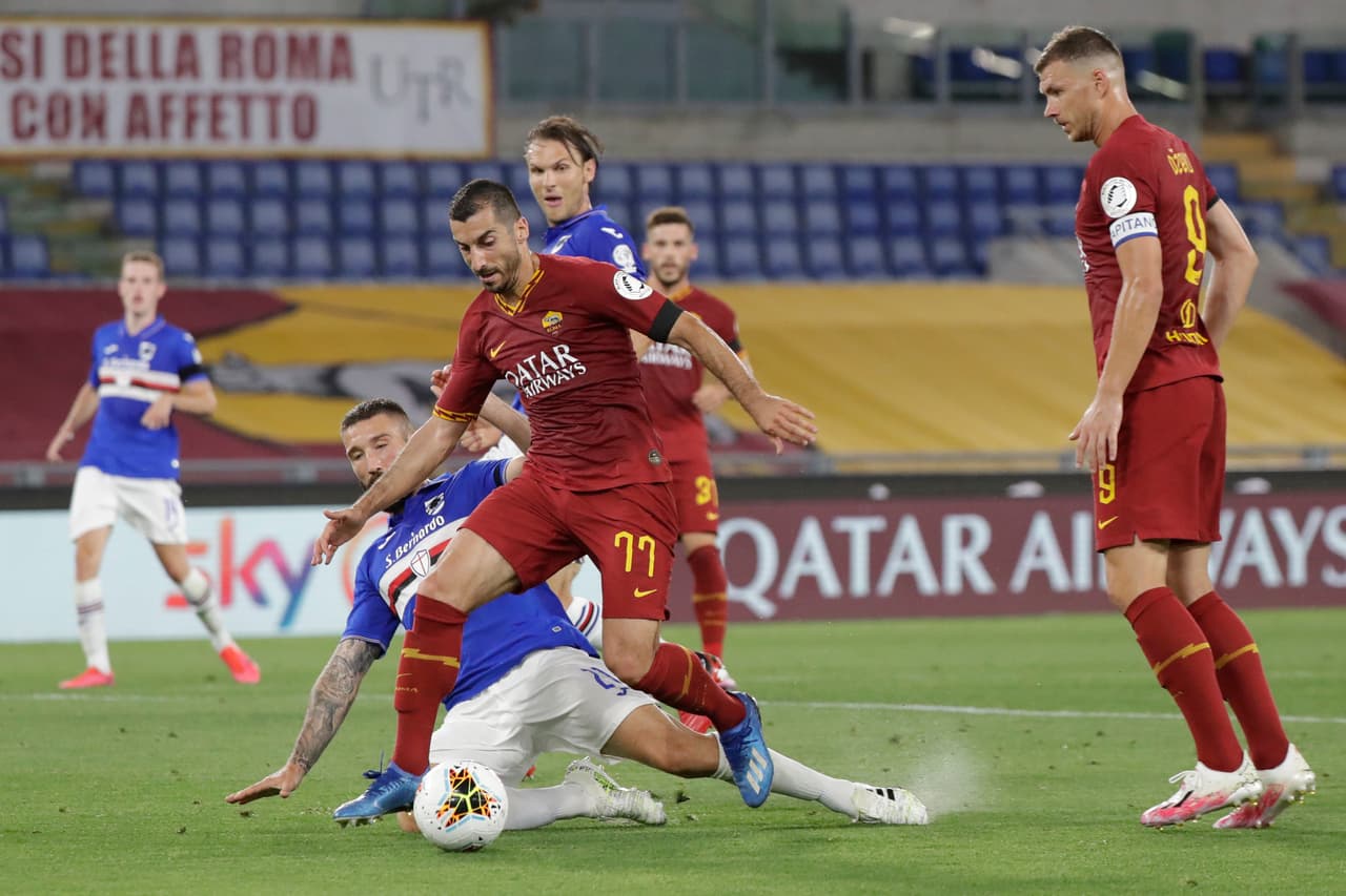 Con gol de Edin Dzeko al minuto 85, la Roma logra romper el empate frente a la Sampdoria para quedarse con los tres puntos en casa.