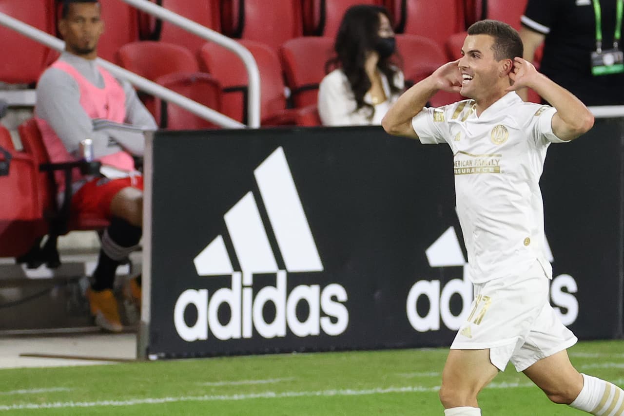 La camisa alternativa de Atlanta United FC es este modelo presentado en 2020.