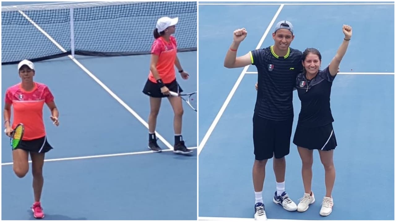 Dos medallas más: México se cuelga oro y bronce en Tenis 
