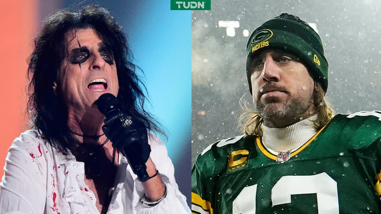 Alice Cooper, la leyenda del Rock está desesperado por saber el futuro del QB Aaron Rodgers