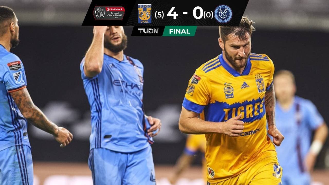 Tigres aplasta al New York City Futbol Club y avanza a las Semifinales 