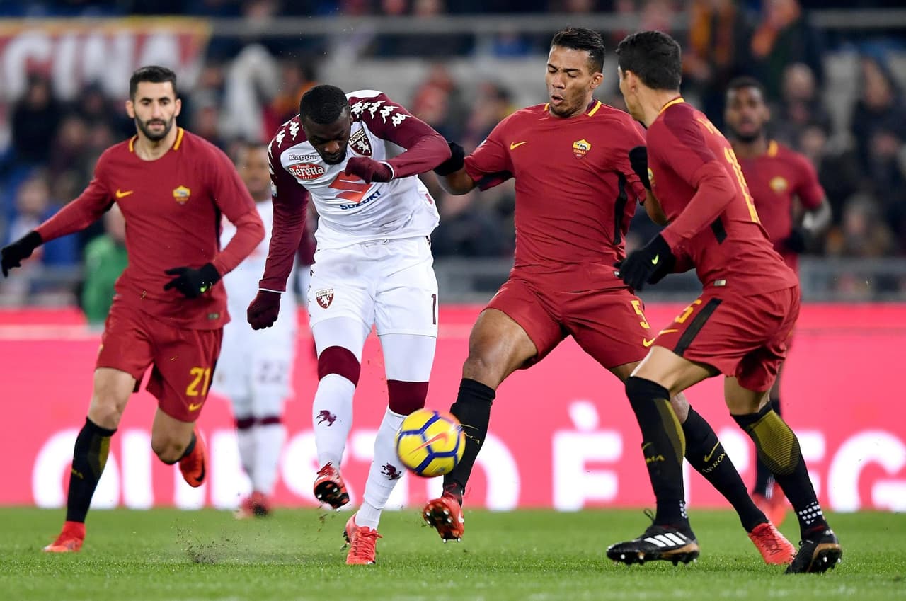 Roma puso un equipo mixto en cancha, lo que le abrió entre otros la posibilidad a Moreno de ser titular.