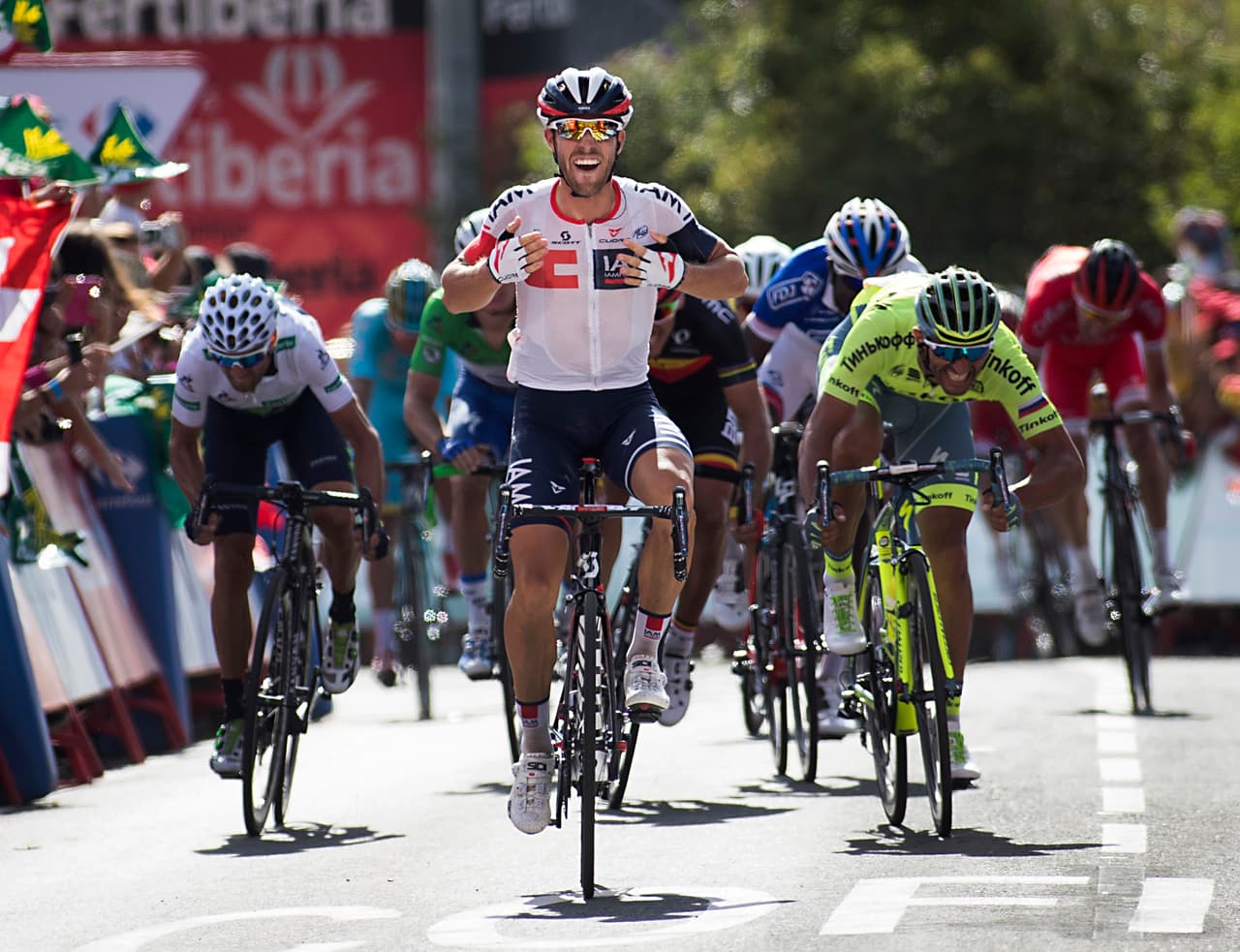 Sergéi Lagutín gana la 8ª etapa de la Vuelta a España, Nairo Quintana se sitúa como líder