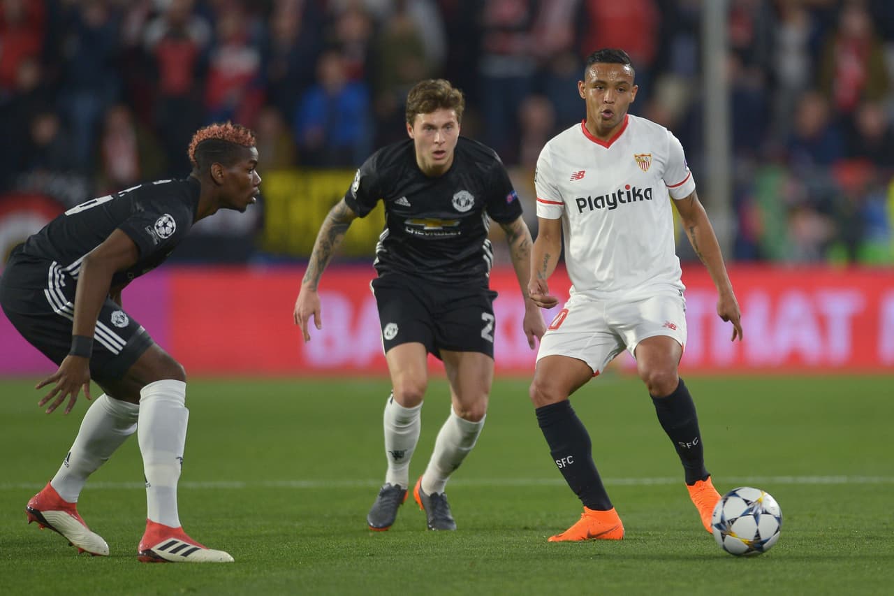 Muriel fue de nuevo uno de los jugadores que hizo la diferencia en el ataque de Sevilla. Su velocidad fue una pesadilla para la defensa del equipo inglés.