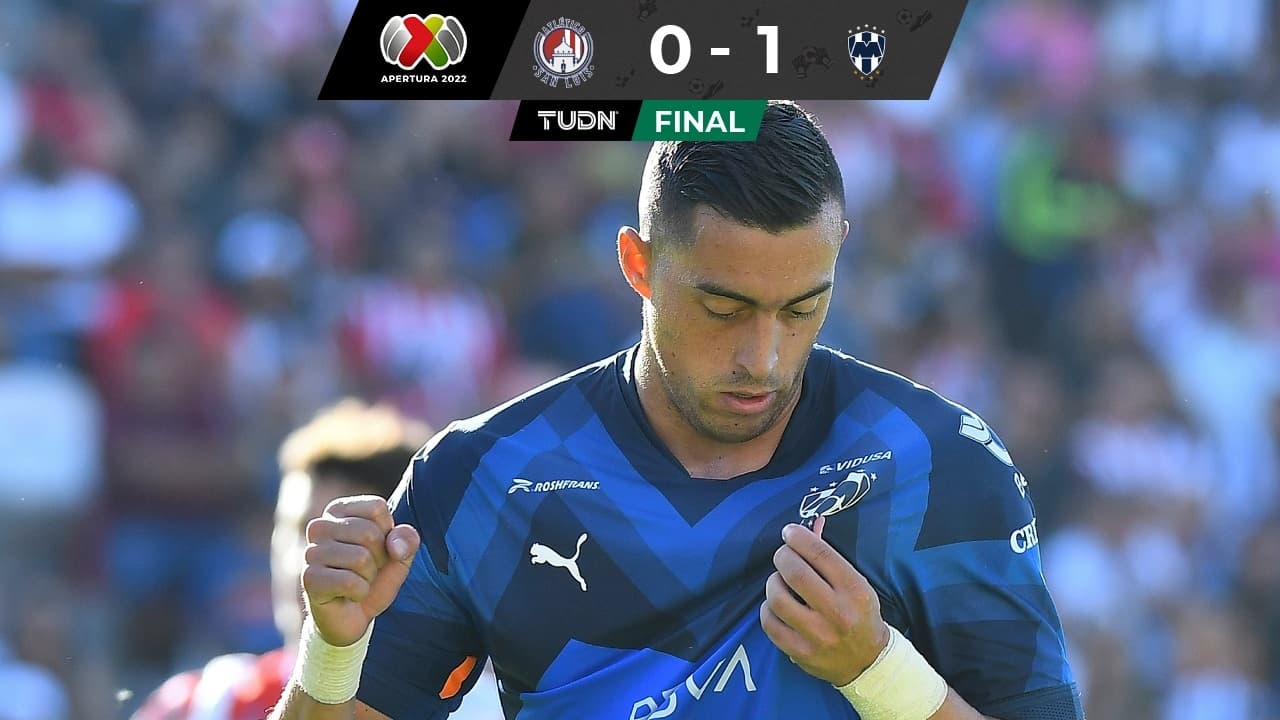 Rogelio Funes Mori le da el triunfo a Rayados ante el San Luis