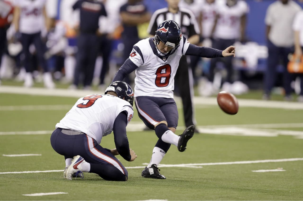 Nick Novak conectó cinco goles de campo.