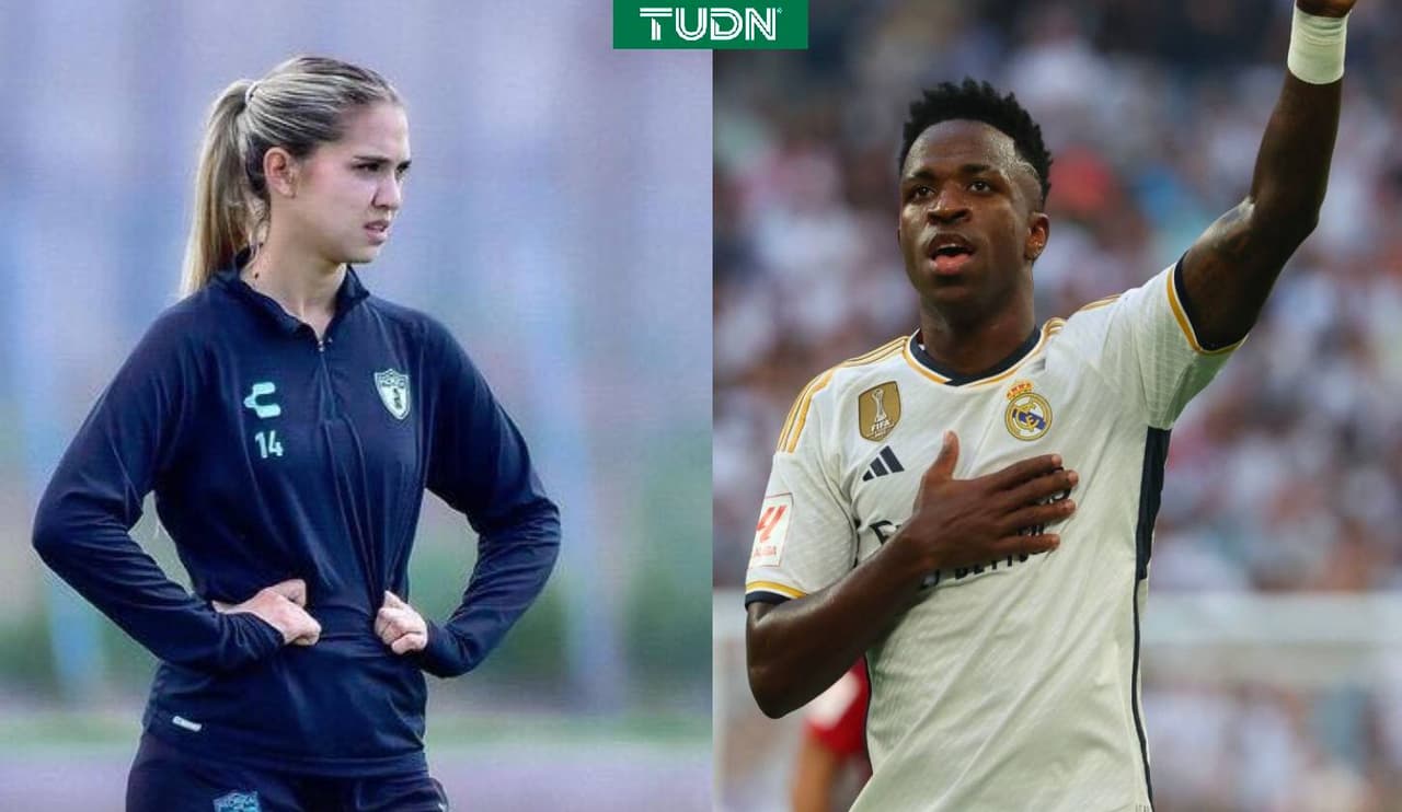 A Vini Jr se le escapa un like con jugadora de Liga MX Femenil