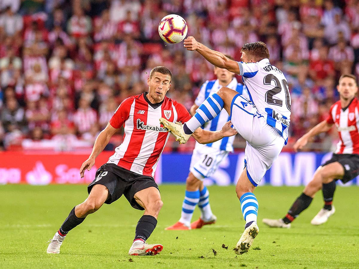 Durante el encuentro la Real Sociedad pudo demostrar su dominio, especialmente a partir del segundo gol al inicio de la parte complementaria.