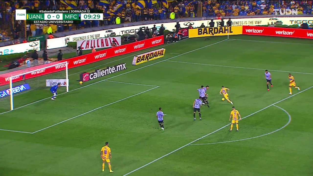 ¡GOOOL! Marcelo Flores anota para Tigres.