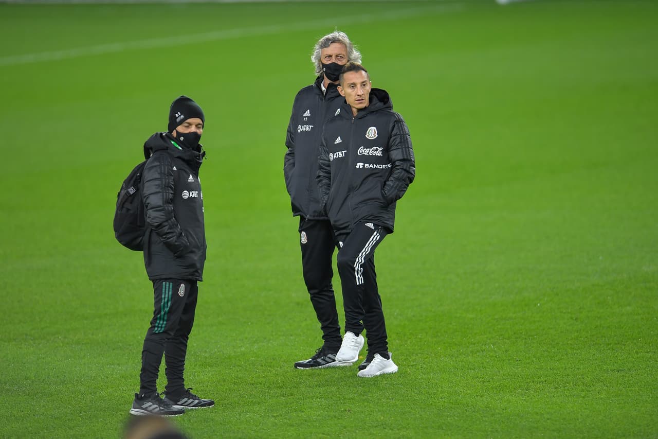 La selección mexicana se mostró lista y enfocada durante el reconociemineto del terreno de juego en Cincimnati.