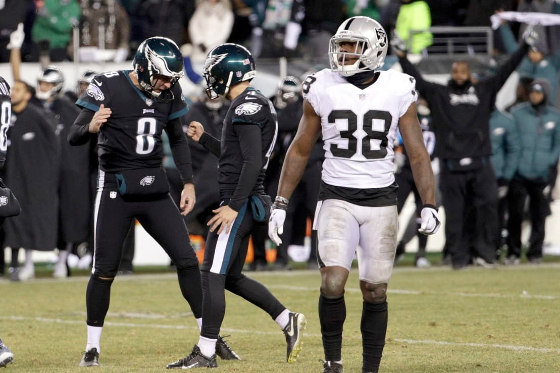 Philadelphia amarra puesto #1 en la NFC venciendo a Raiders