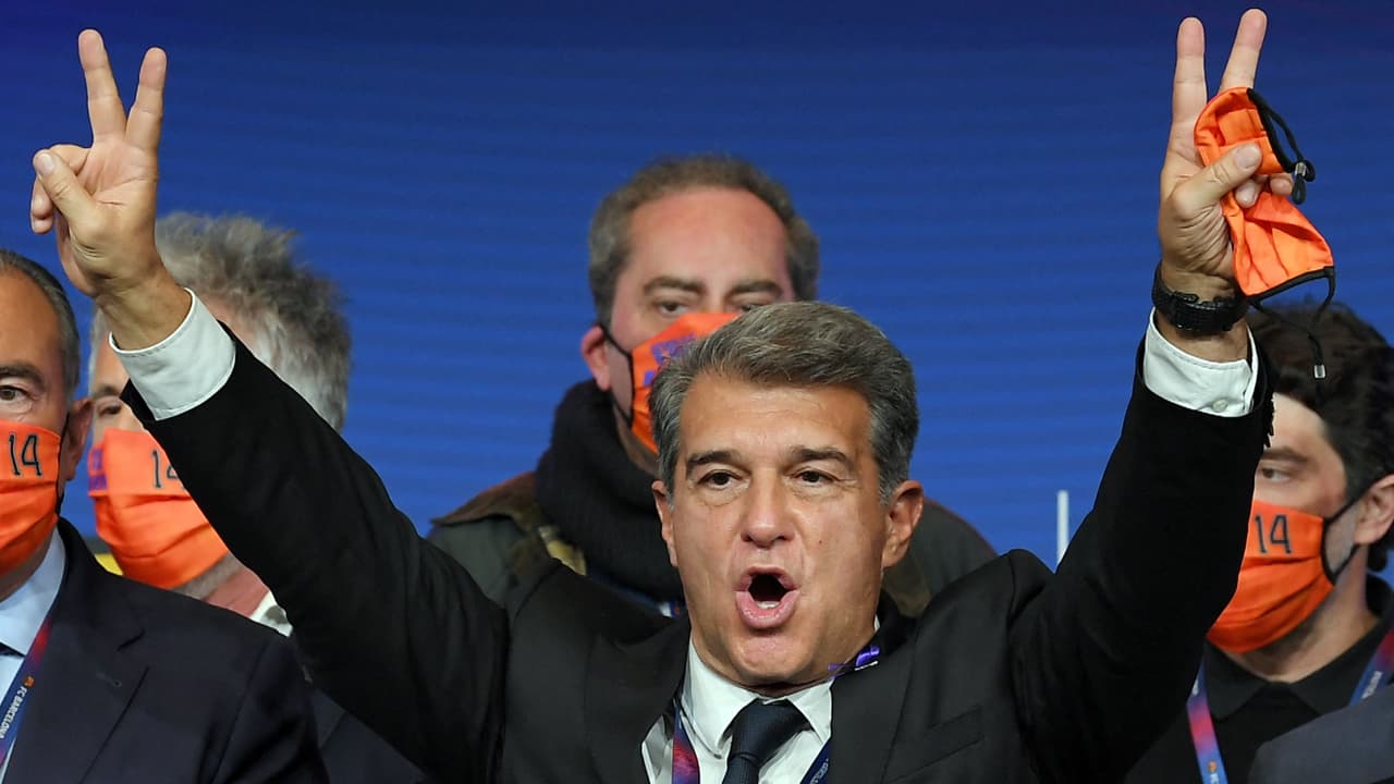 Joan Laporta inicia segunda era en Barcelona con fichajes en mente
