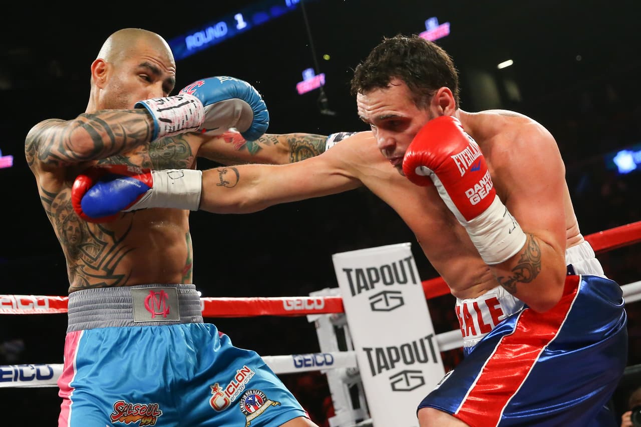 Geale fue inoperante a la ofensiva.