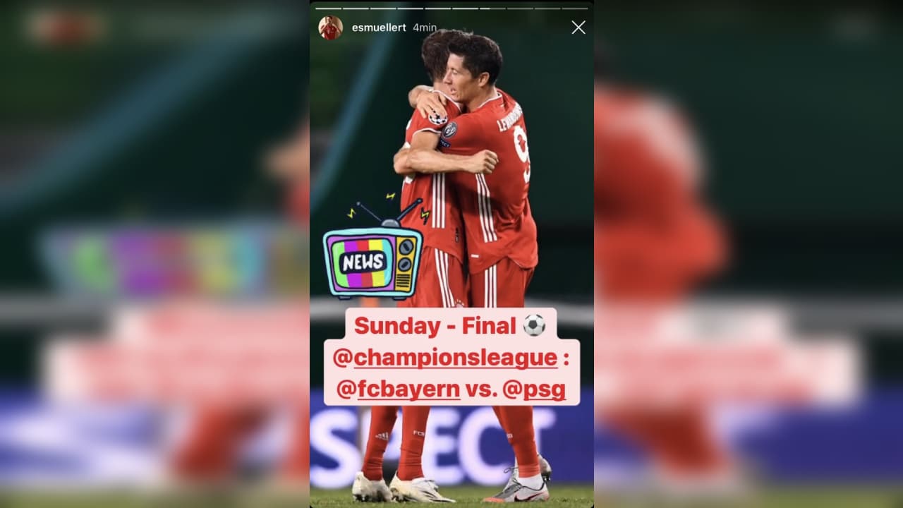El Bayern múnich está de regreso en la final de la UEFA Champions League, y sus jugadores no contuvieron la alegría y la mostraron en redes sociales.