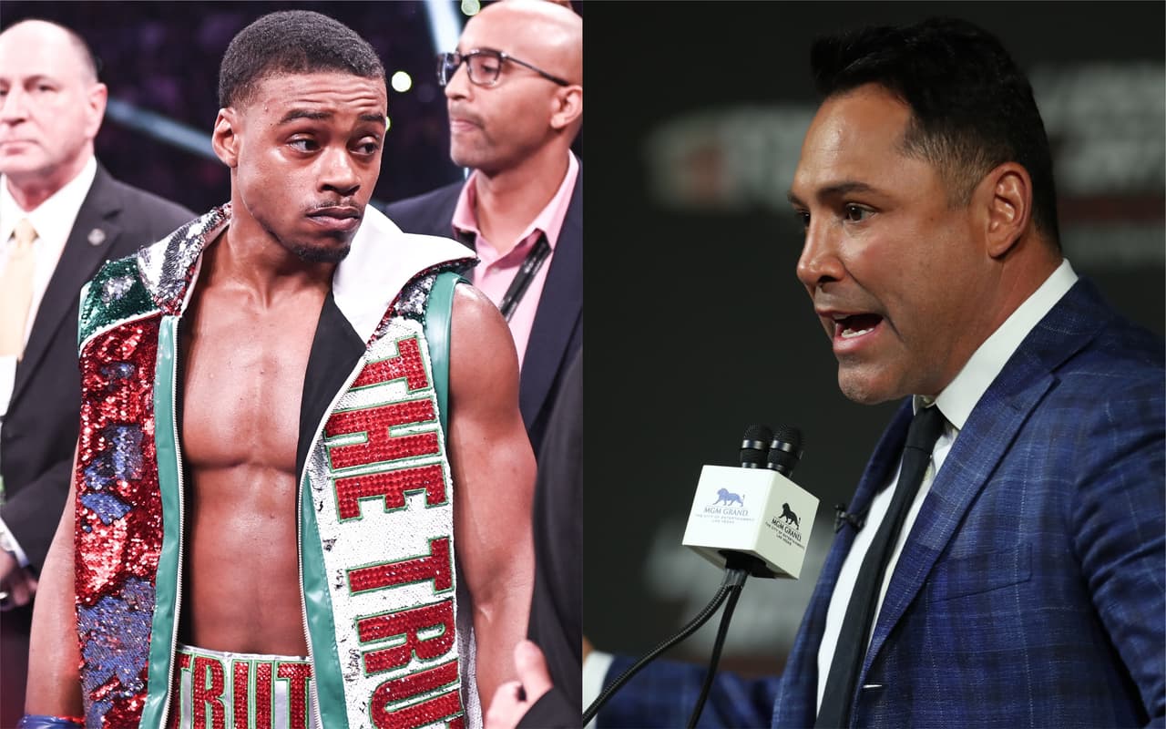 De la Hoya quiere que Spence Jr suba dos divisiones para enfrentar a Canelo