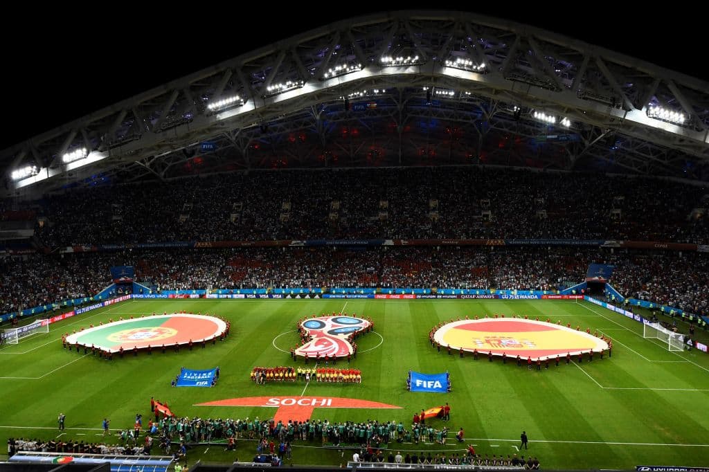 El primer juego mundialista en Sochi fue un partidazo que protagonizaron Portugal y España el 15 de junio, por la fecha inicial del Grupo B.