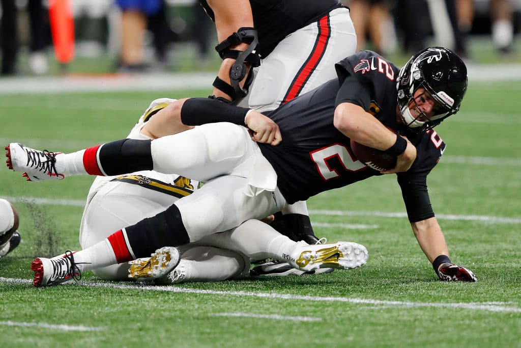 Tras vencer a los Falcons 26-18, en el último partido de la jornada de Acción de Gracias, son el primer equipo en clasificarse a playoffs.