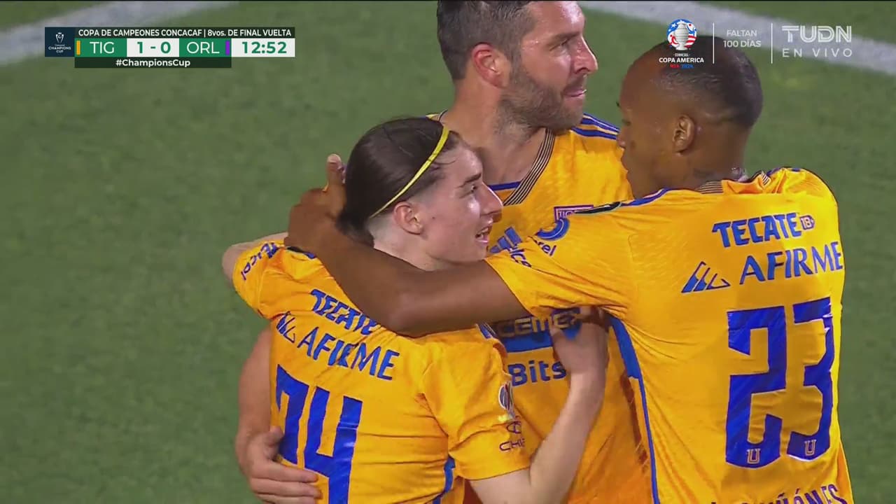 ¡Rugen los Tigres! Golazo de Marcelo Flores para el 1-0