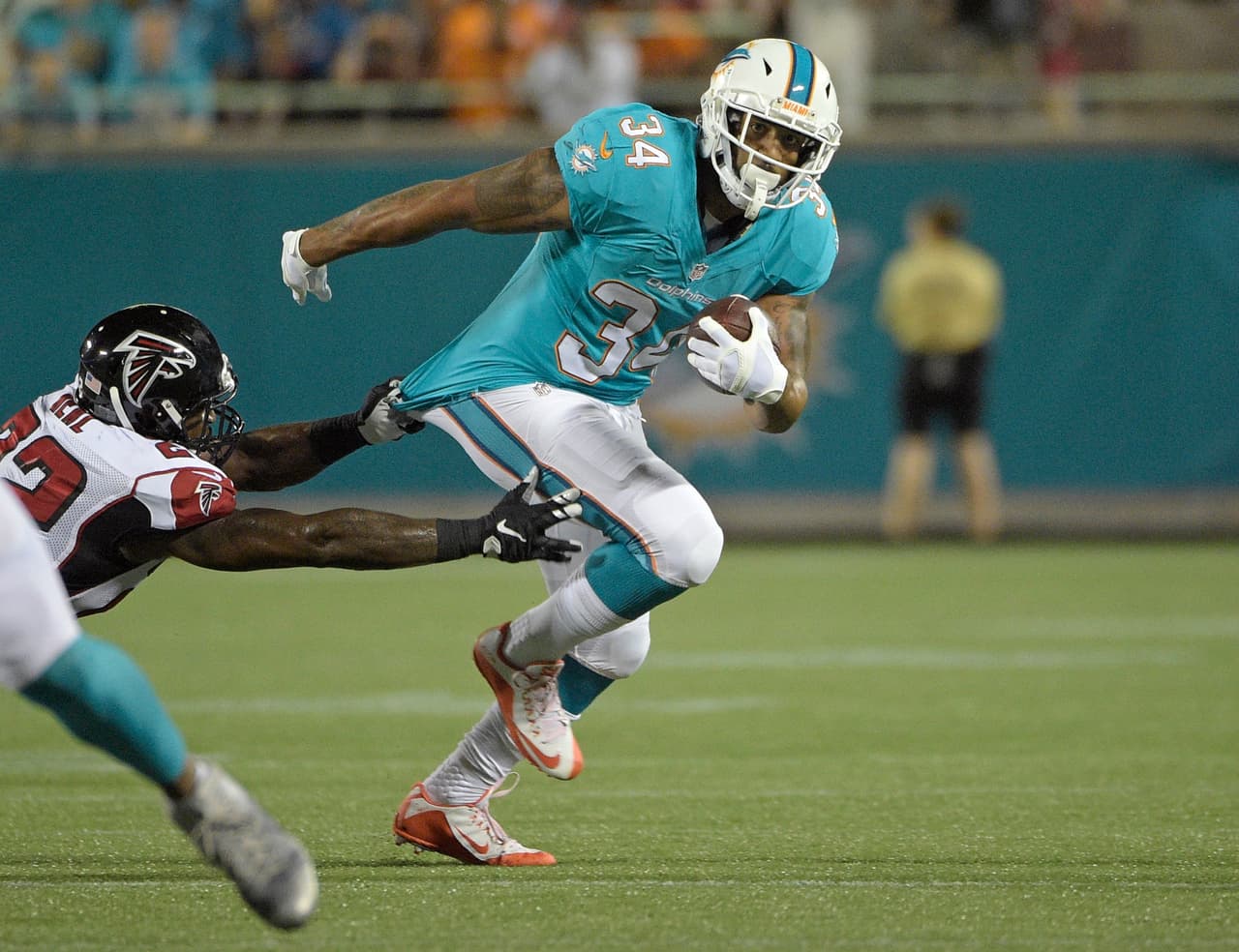Dolphins 17-6 Falcons: Arian Foster anotó su primer touchdown con Miami