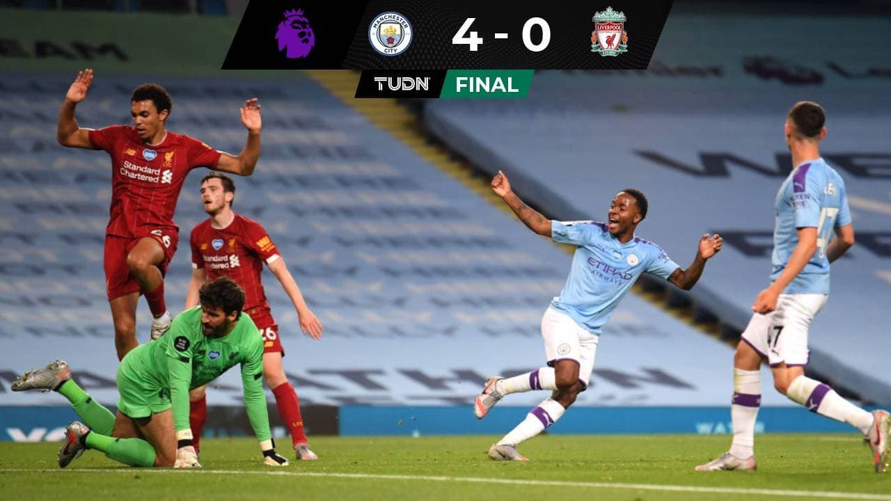 ¡Paseíllo de goles! Manchester City gana 4-0 a Liverpool