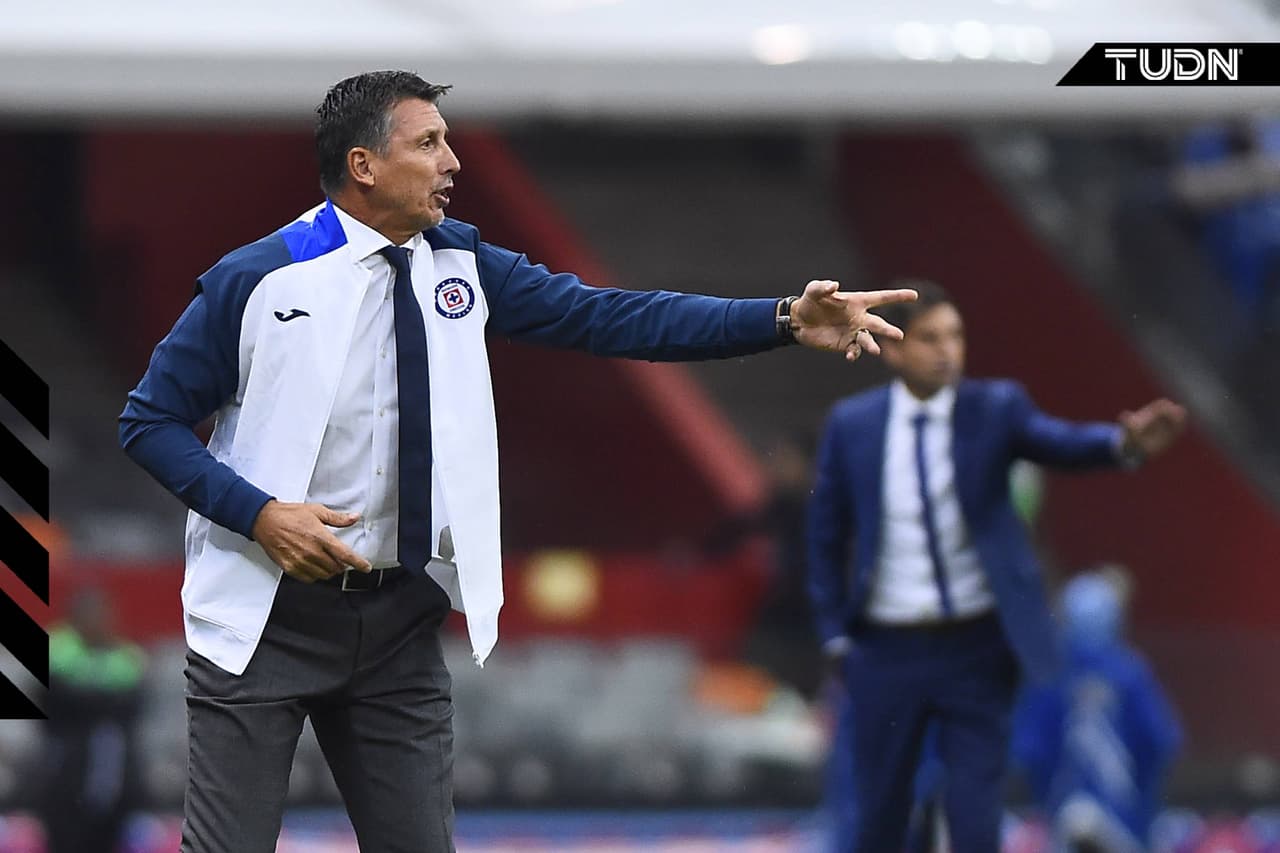 Siboldi en su partido contra Monterrey en el Apertura 2019.