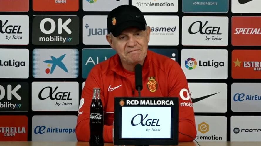 Javier Aguirre motiva al Mallorca de cara al partido contra el Alavés