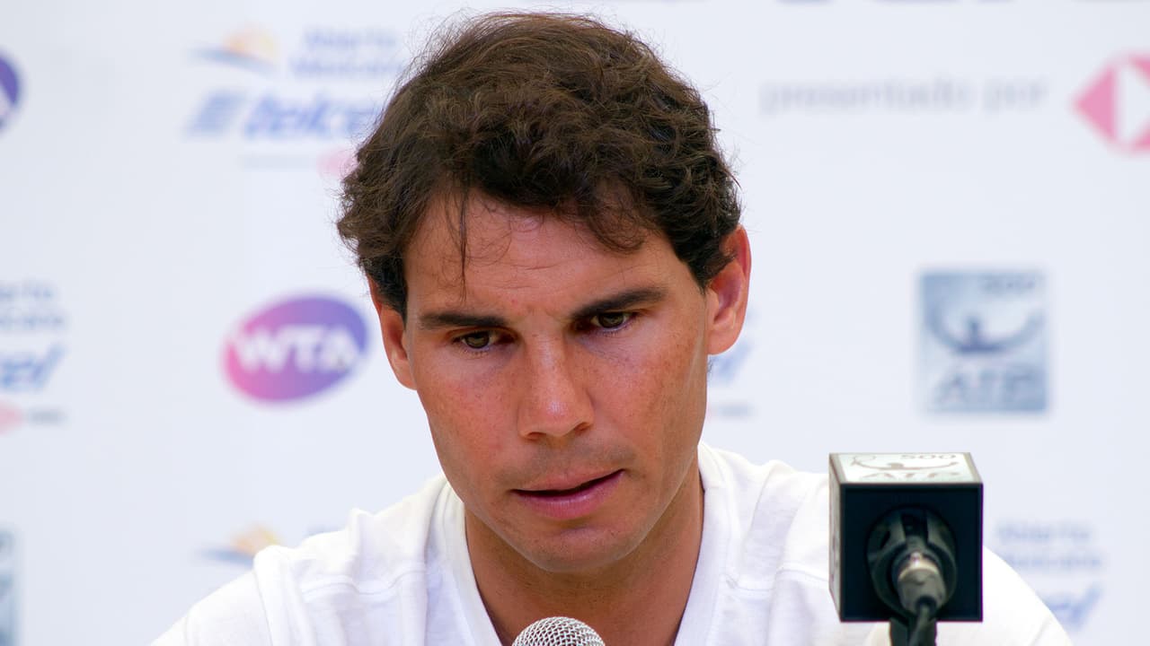 Rafael Nadal se retira del Abierto Mexicano al resentirse de su lesión