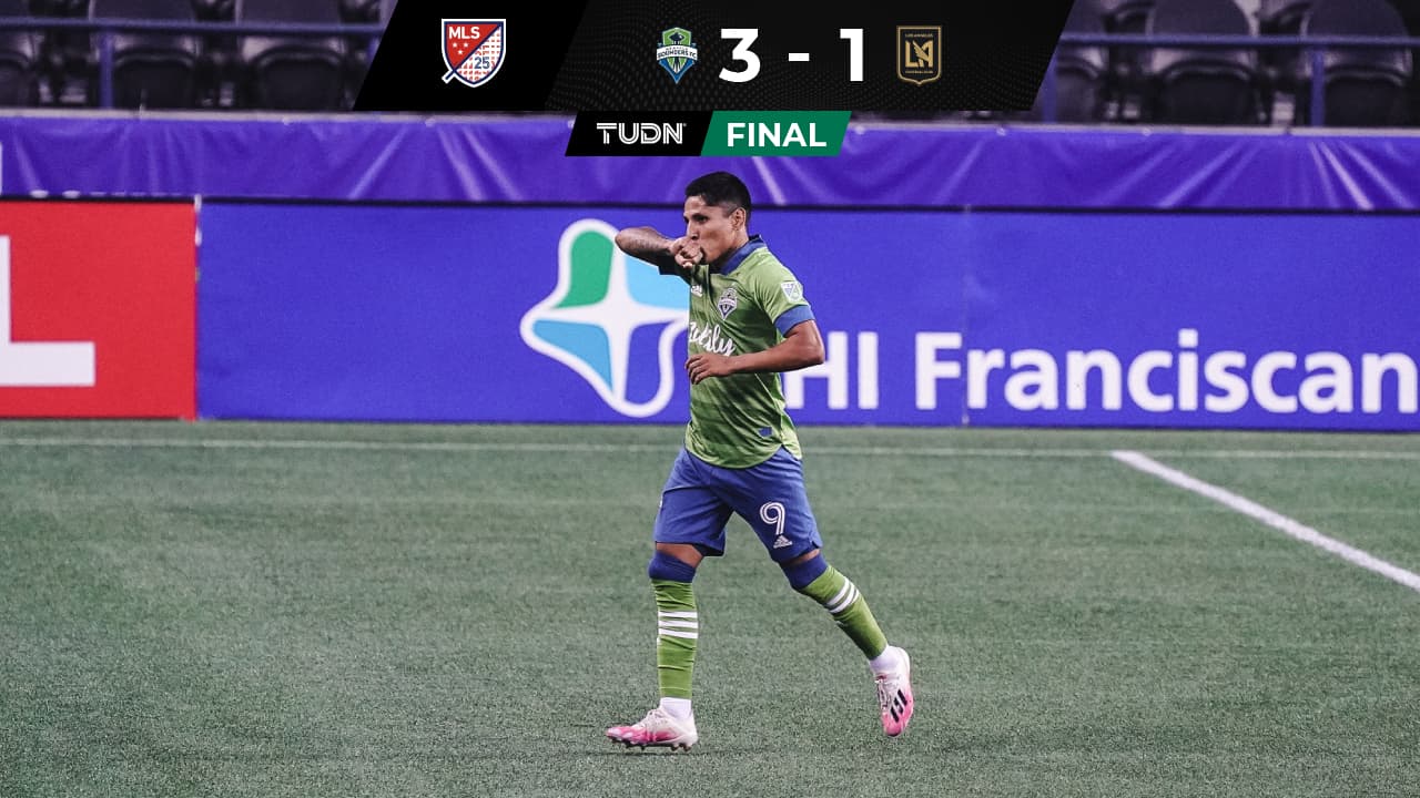Seattle derrota con autoridad 3-1 a LAFC sin Carlos Vela