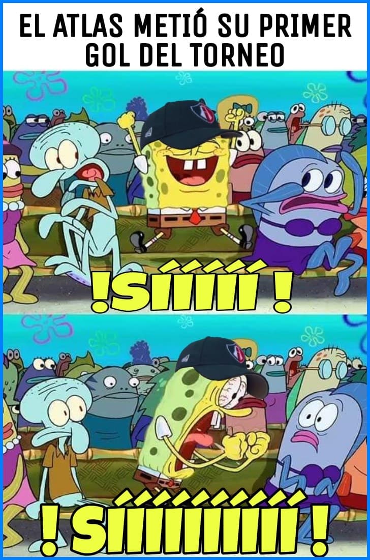 Atlas anota su primer gol del torneo y los memes lo toman como la excusa perfecta para salir de su cueva.