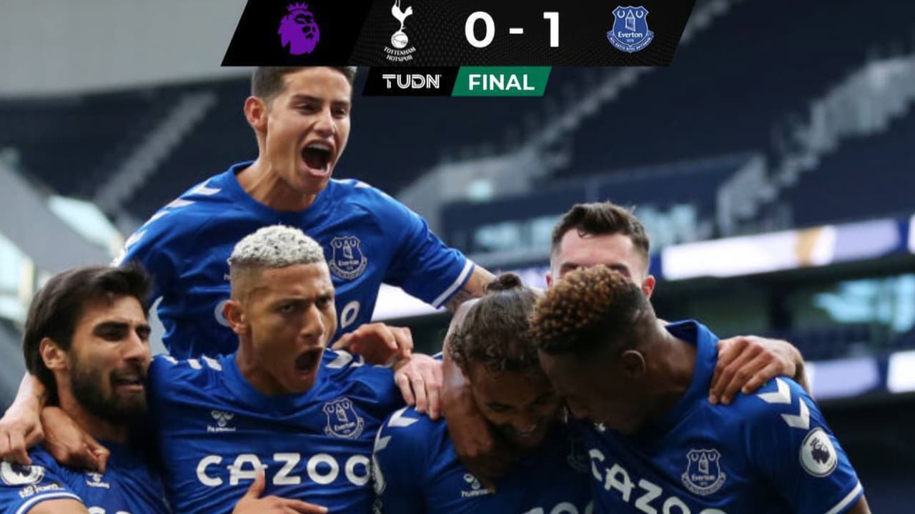 El Everton de James Rodríguez asalta a domicilio al Tottenham