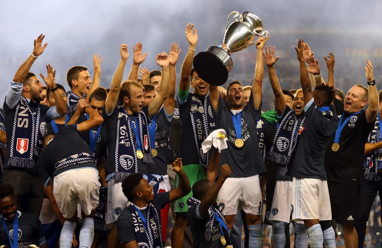 Sporting Kansas City, ganador de la Copa Abierta de Estados Unidos en 2017.
